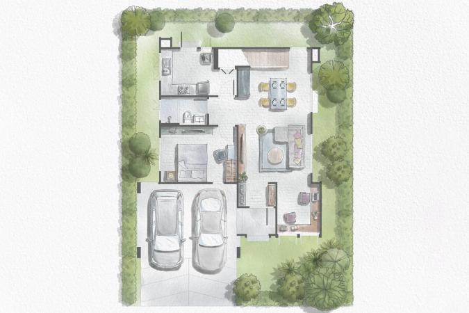 Планы этажей здания Saransiri Ratchapruek - 345 — 1-й этаж