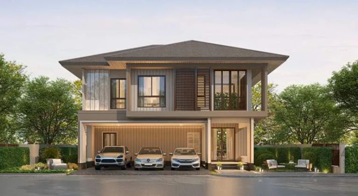 KEMPAS, 238 м²: шире предыдущих, вход по центру