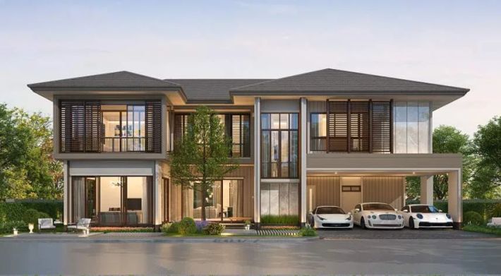 MALALEUCA, 374 м²: двусветный проём над входом