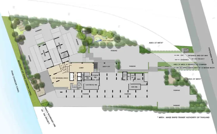 Site plan THE BASE Phetkasem