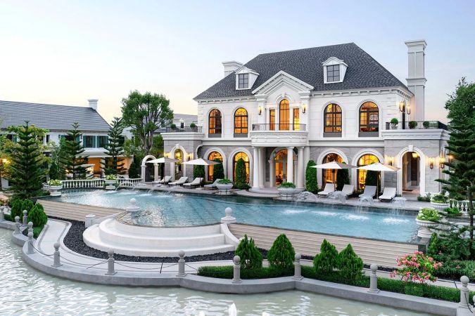 The pool by the clubhouse