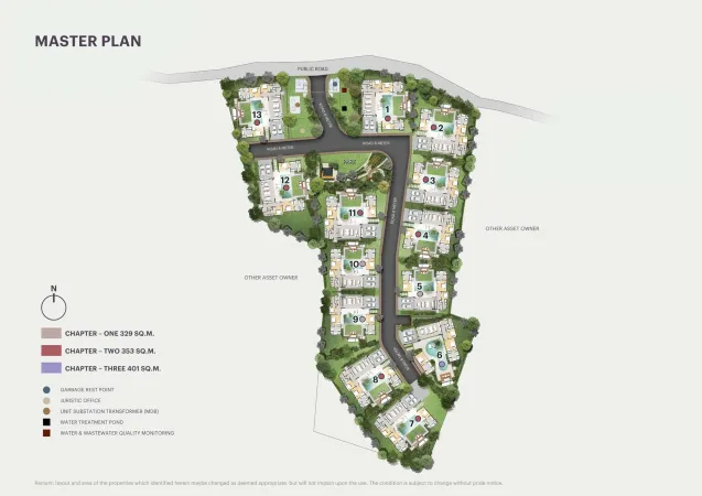 Site plan The Tales Story One - Bangjo