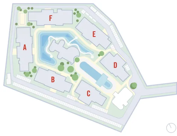 Site plan The Standard Residences, Phuket Bang Tao